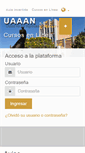 Mobile Screenshot of cursosenlinea.uaaan.mx